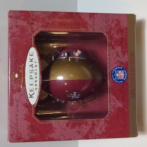 Vintage 1997 Hallmark NFL blimp ornament San Francisco 49ers